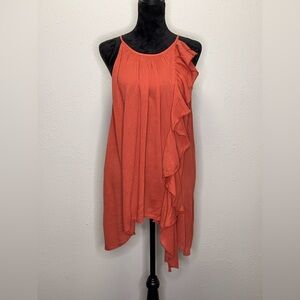 Melrose and Market Ruffle Front Sleeveless Top – Size 2X